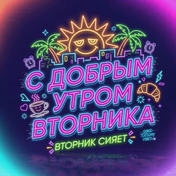 с добрым утром вторника, открытка №86