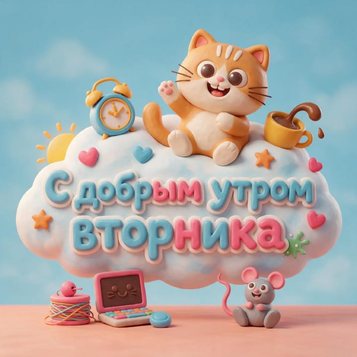 с добрым утром вторника, открытка №97