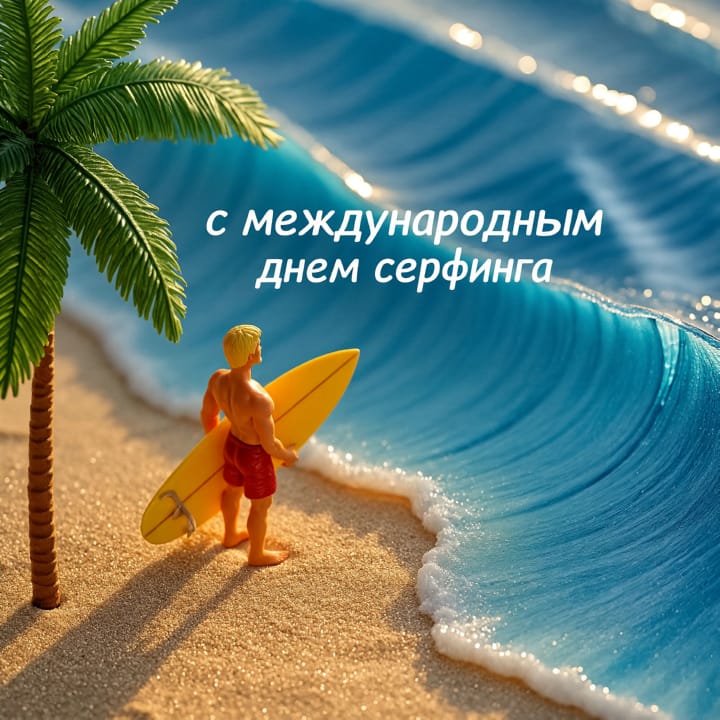 международный день серфинга, открытка №31