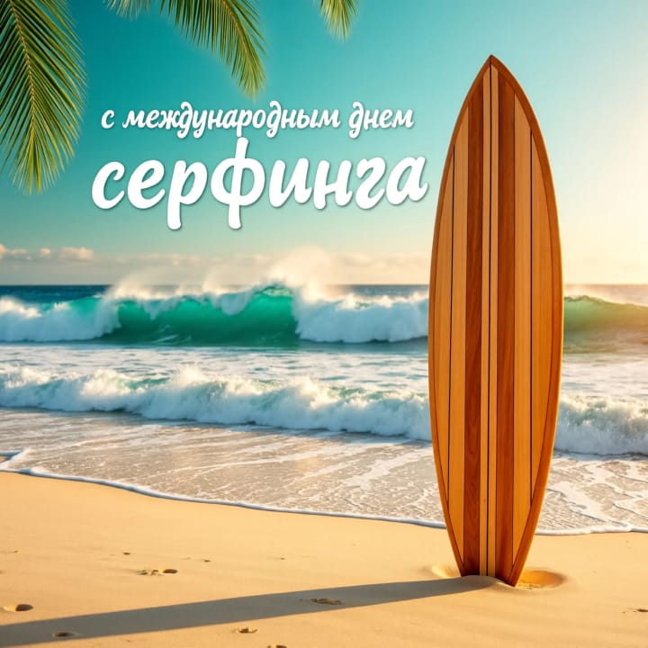 международный день серфинга, открытка №41