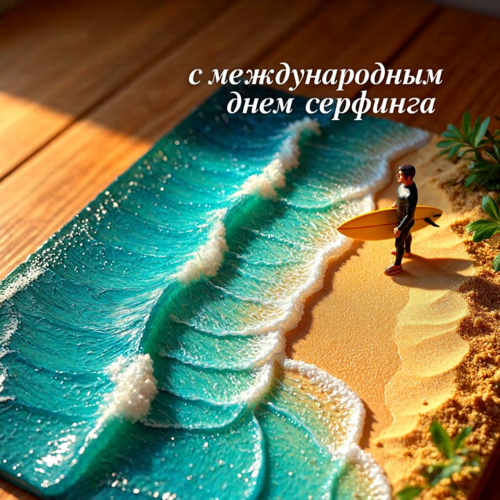 международный день серфинга, открытка №65
