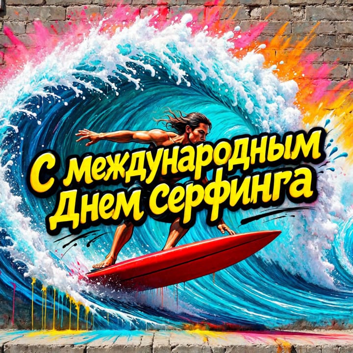международный день серфинга, открытка №67