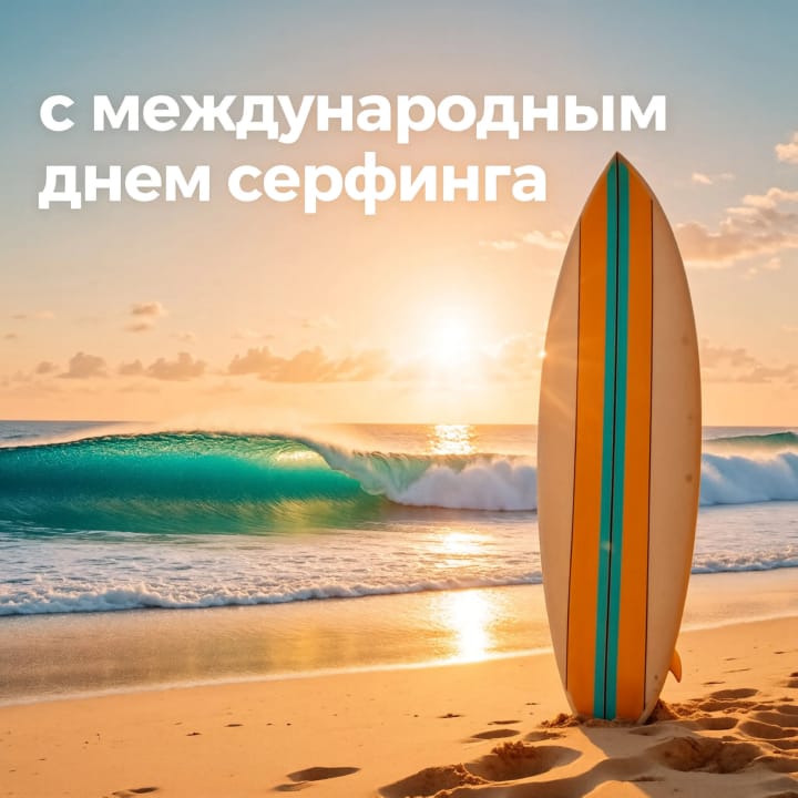 международный день серфинга, открытка №71