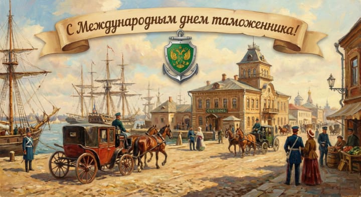 международный день таможенника, открытка №10