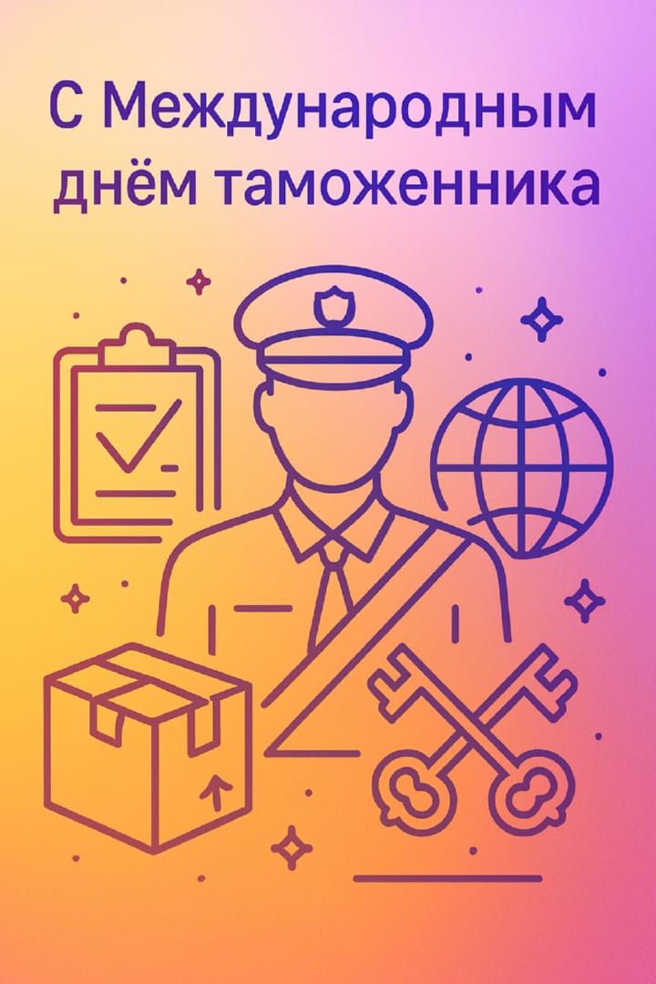международный день таможенника, открытка №14