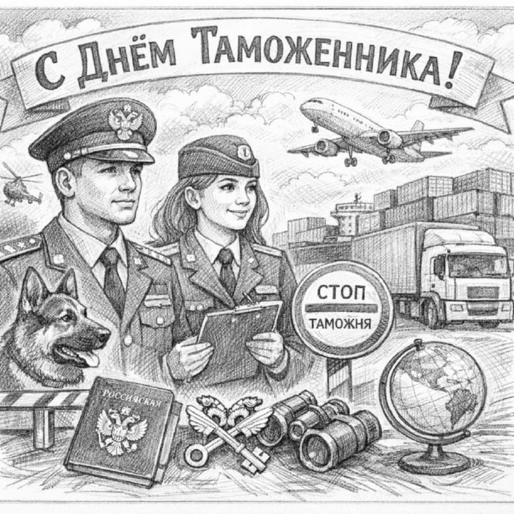 международный день таможенника, открытка №17