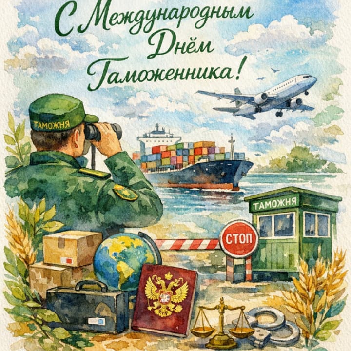 международный день таможенника, открытка №19
