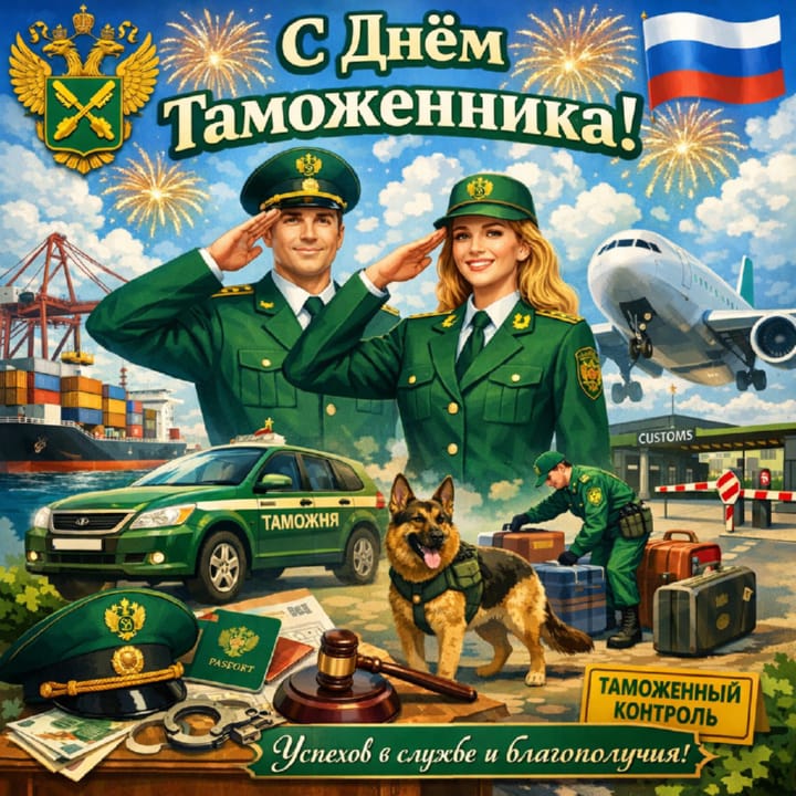 международный день таможенника, открытка №20