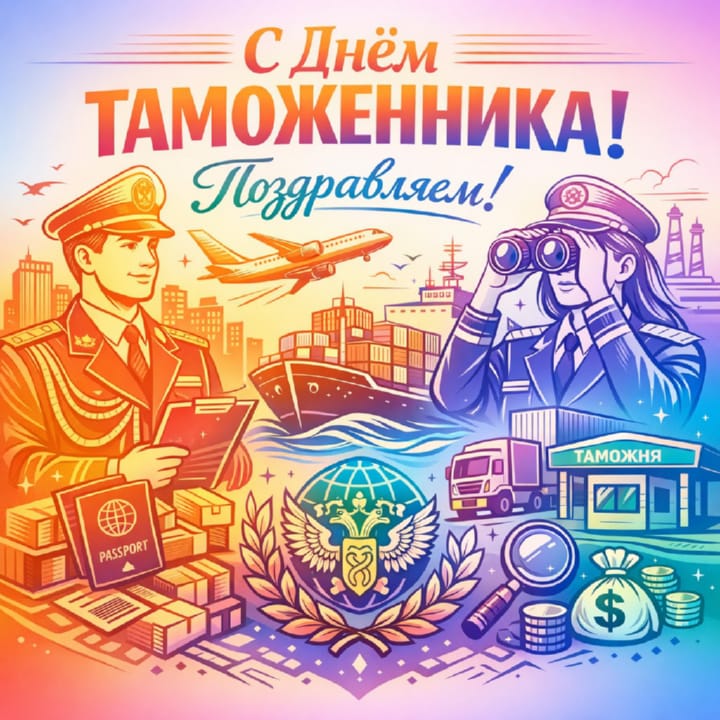 международный день таможенника, открытка №4