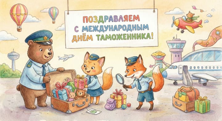 международный день таможенника, открытка №9