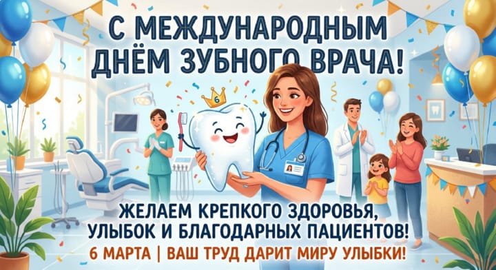 международный день зубного врача, открытка №11