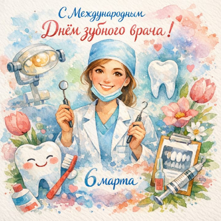 международный день зубного врача, открытка №14