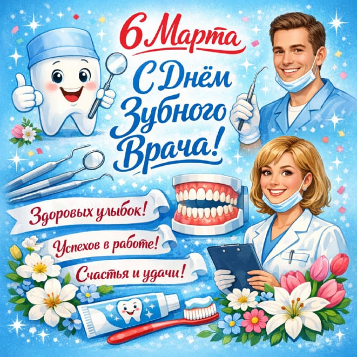 международный день зубного врача, открытка №19