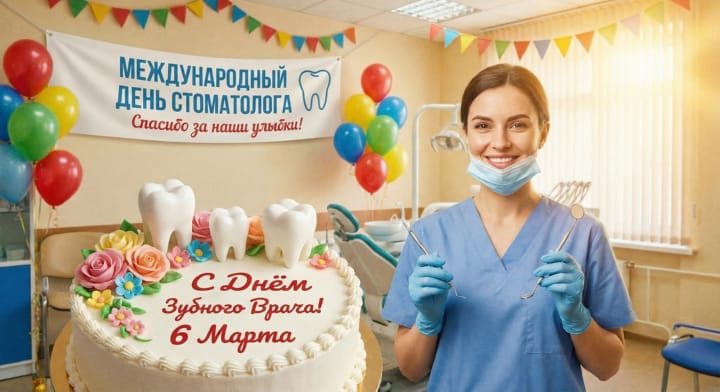 международный день зубного врача, открытка №2
