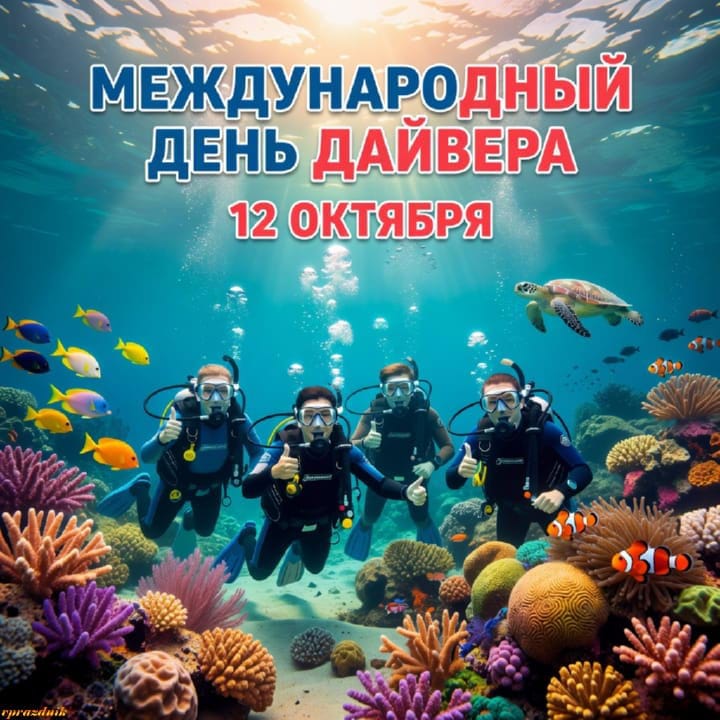 международный день дайвера, открытка №2