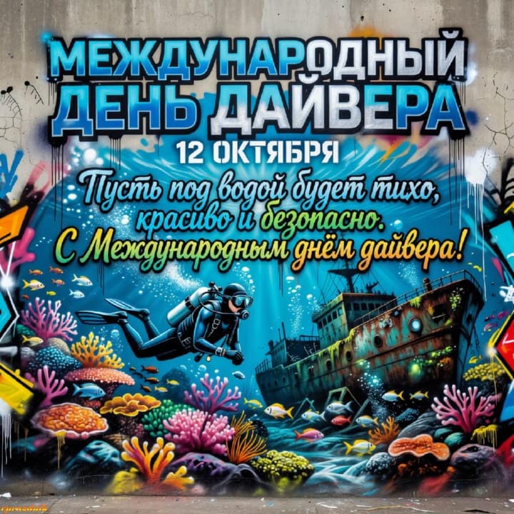 международный день дайвера, открытка №6