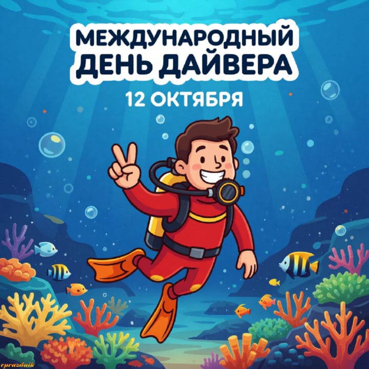 международный день дайвера, открытка №8