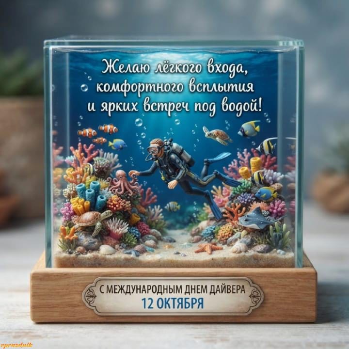 международный день дайвера, открытка №10