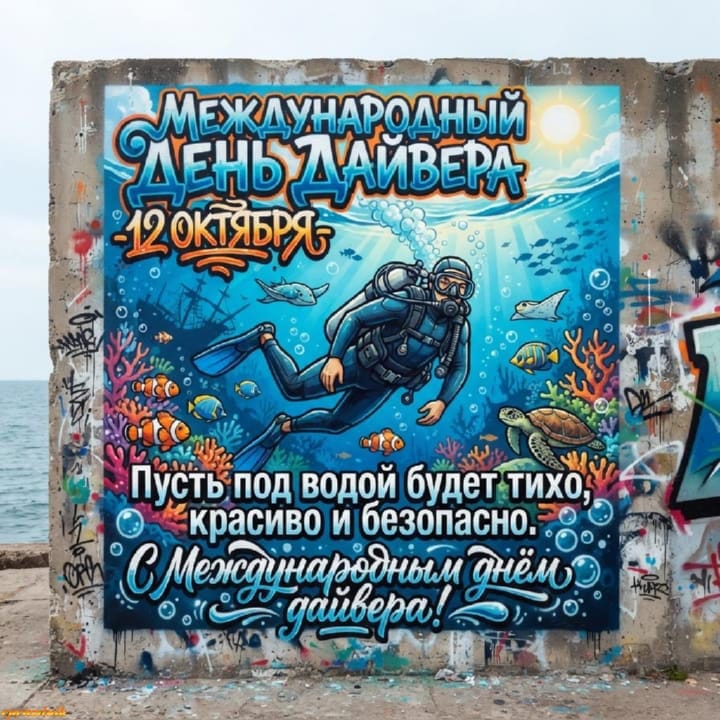 международный день дайвера, открытка №13