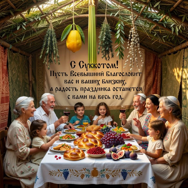Суккот — Праздник кущей, открытка №23