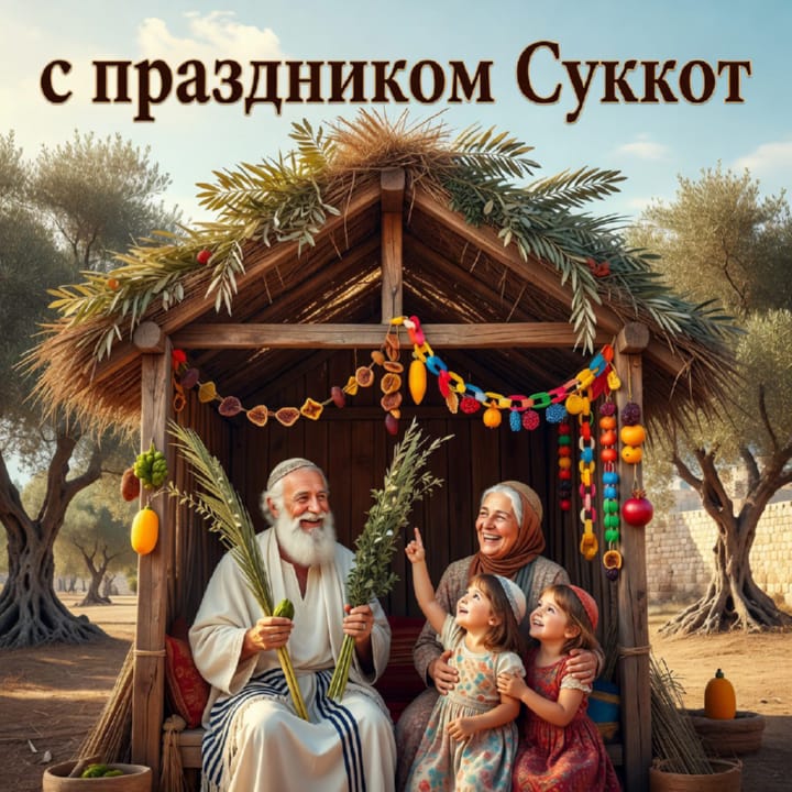 Суккот — Праздник кущей, открытка №25