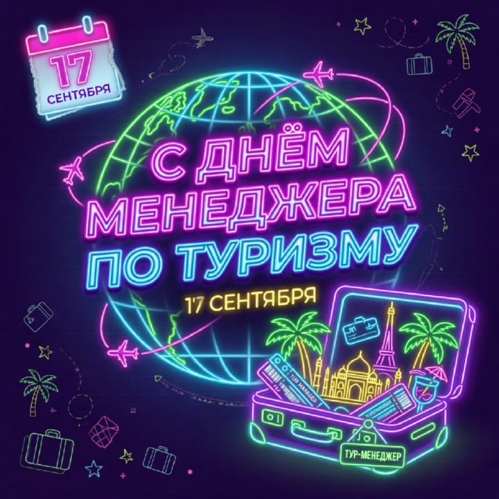 красивая открытка №27 с днем тур-менеджера (менеджера по туризму)