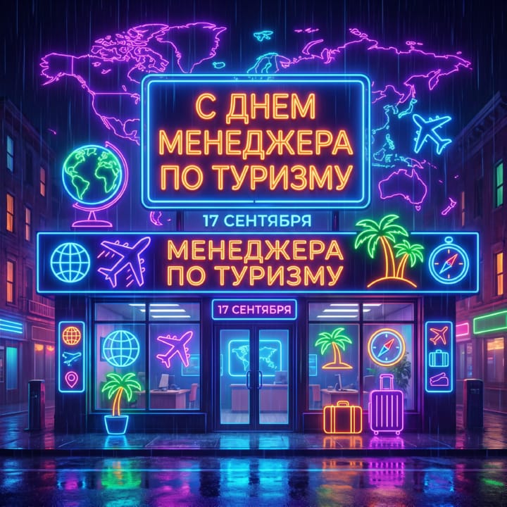 красивая открытка №9 с днем тур-менеджера (менеджера по туризму)