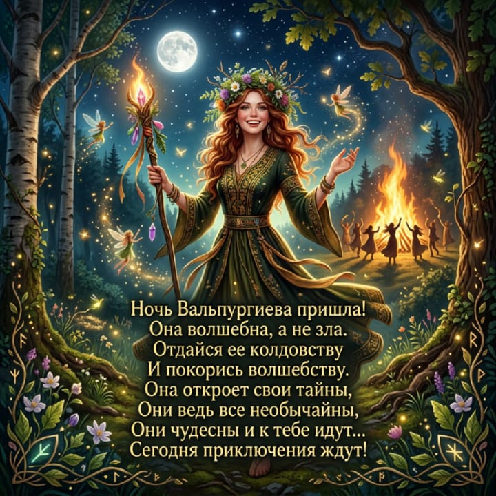 вальпургиева ночь, открытка №10