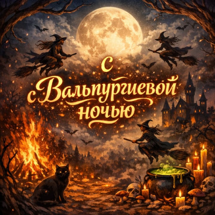 вальпургиева ночь, открытка №18