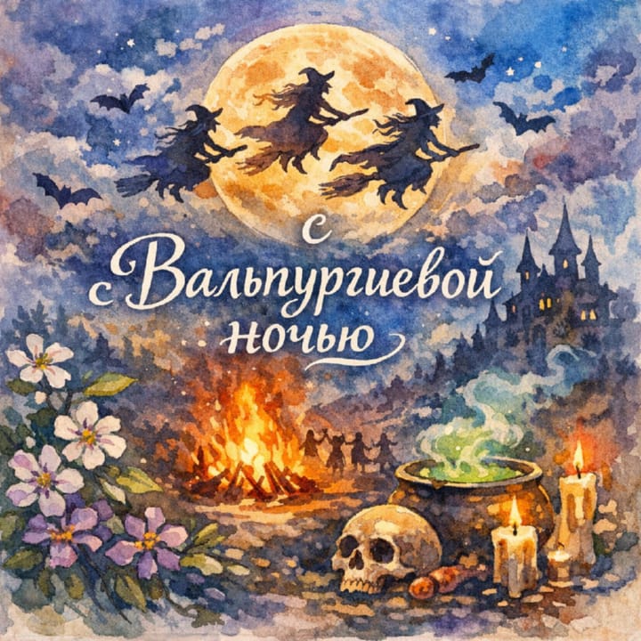 вальпургиева ночь, открытка №31