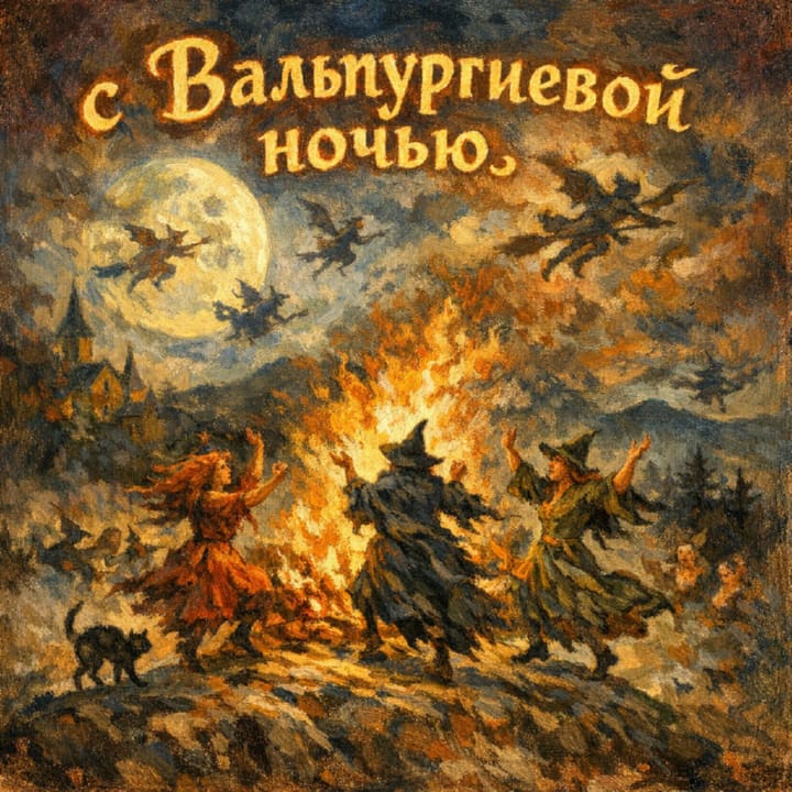 вальпургиева ночь, открытка №33