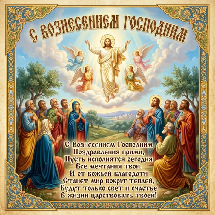 вознесение Господне, открытка №6