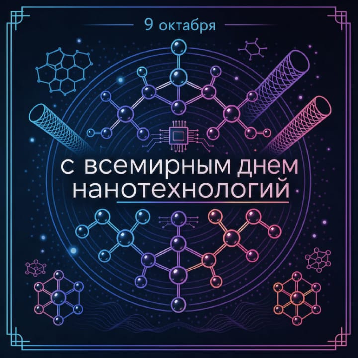 красивая открытка №11 с всемирным днем нанотехнологий