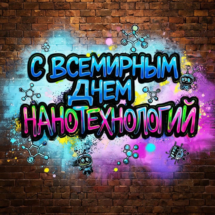 красивая открытка №12 с всемирным днем нанотехнологий
