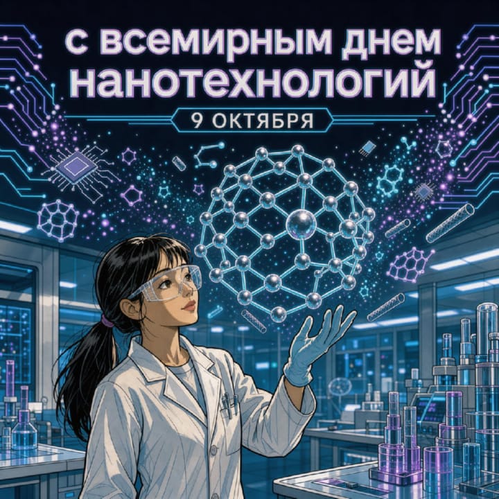красивая открытка №14 с всемирным днем нанотехнологий