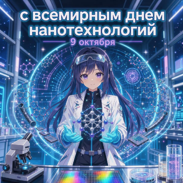 красивая открытка №16 с всемирным днем нанотехнологий
