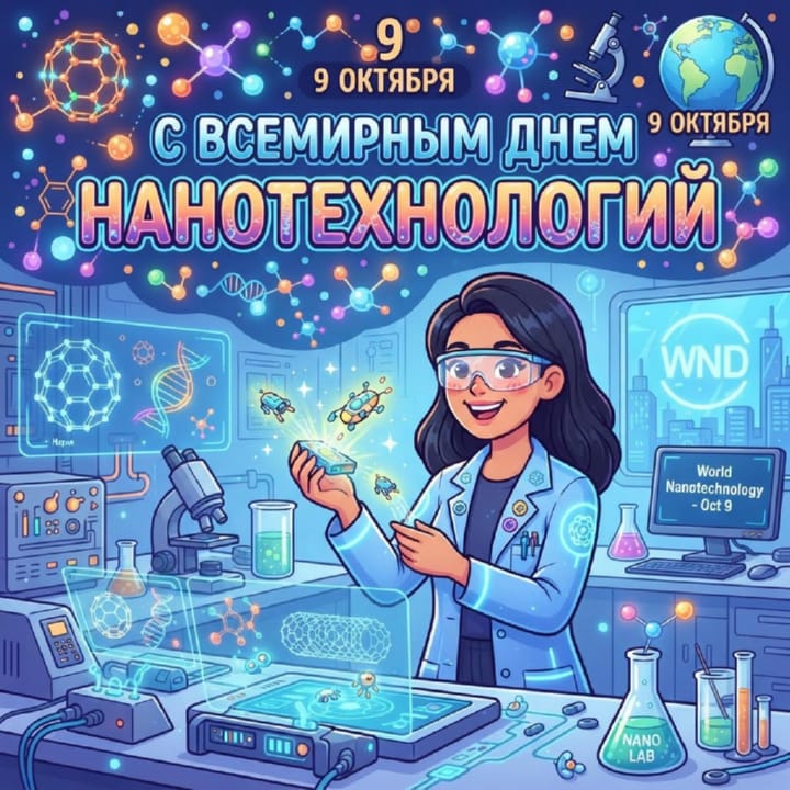 красивая открытка №19 с всемирным днем нанотехнологий