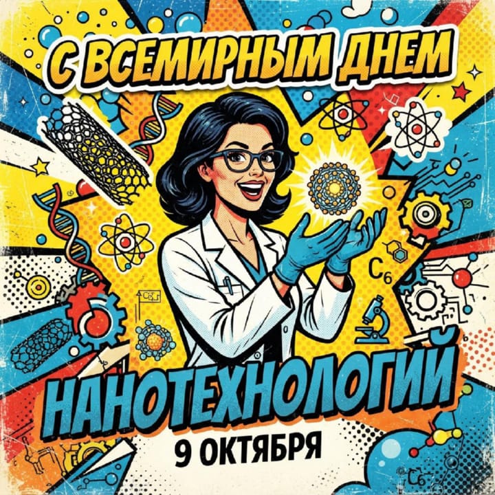 красивая открытка №20 с всемирным днем нанотехнологий