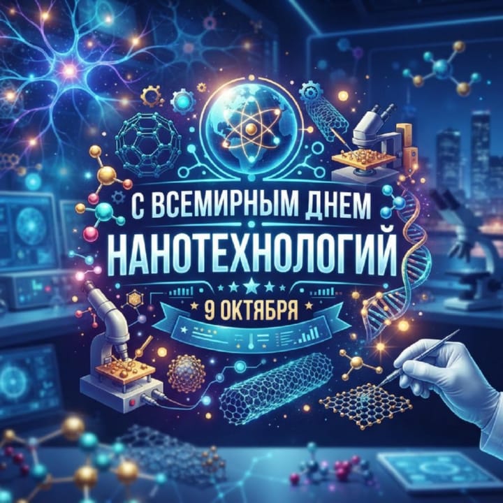 красивая открытка №25 с всемирным днем нанотехнологий