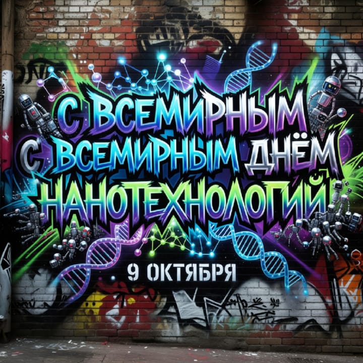 красивая открытка №29 с всемирным днем нанотехнологий
