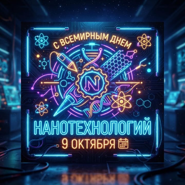 красивая открытка №39 с всемирным днем нанотехнологий
