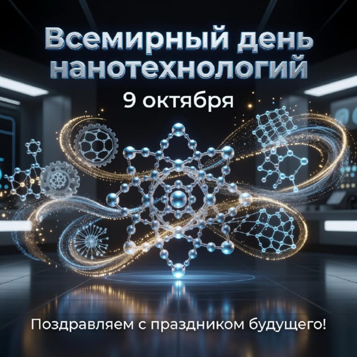 красивая открытка №45 с всемирным днем нанотехнологий