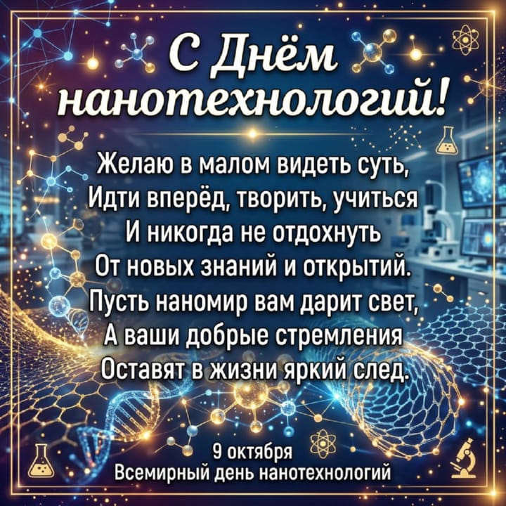 красивая открытка №6 с всемирным днем нанотехнологий
