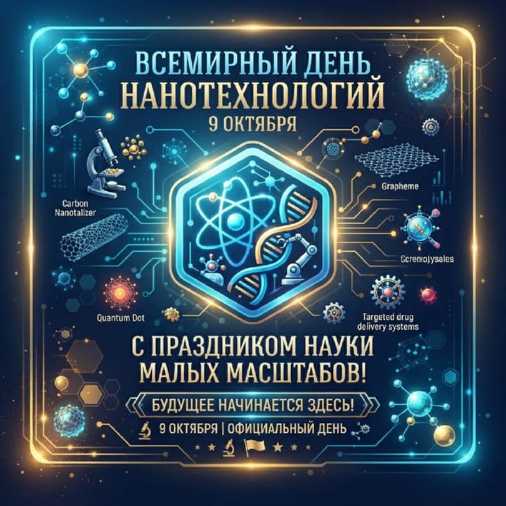 красивая открытка №8 с всемирным днем нанотехнологий
