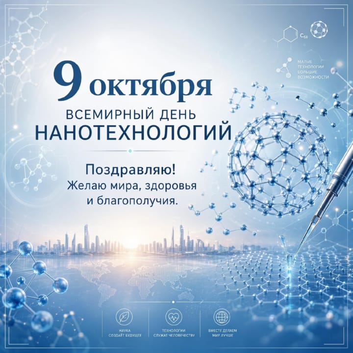 красивая открытка №9 с всемирным днем нанотехнологий