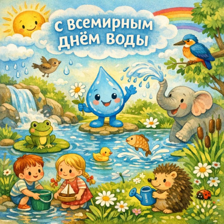 всемирный день воды, открытка №11