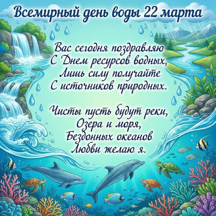 всемирный день воды, открытка №18