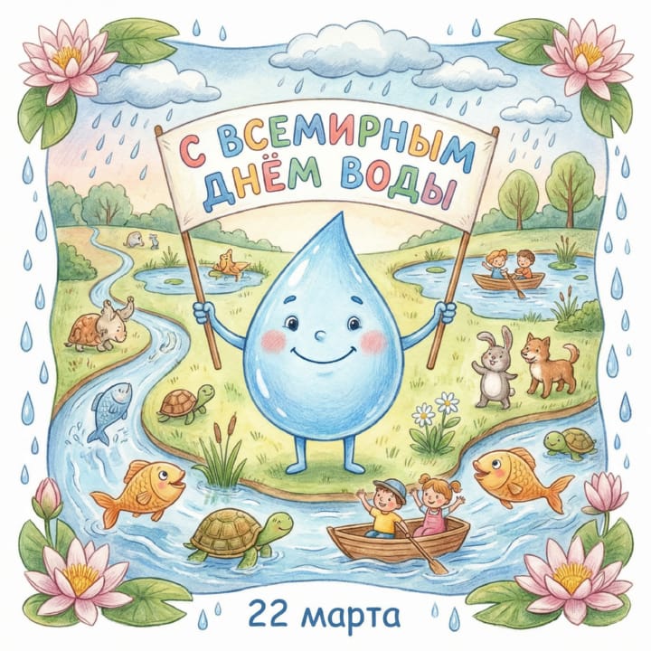 всемирный день воды, открытка №19