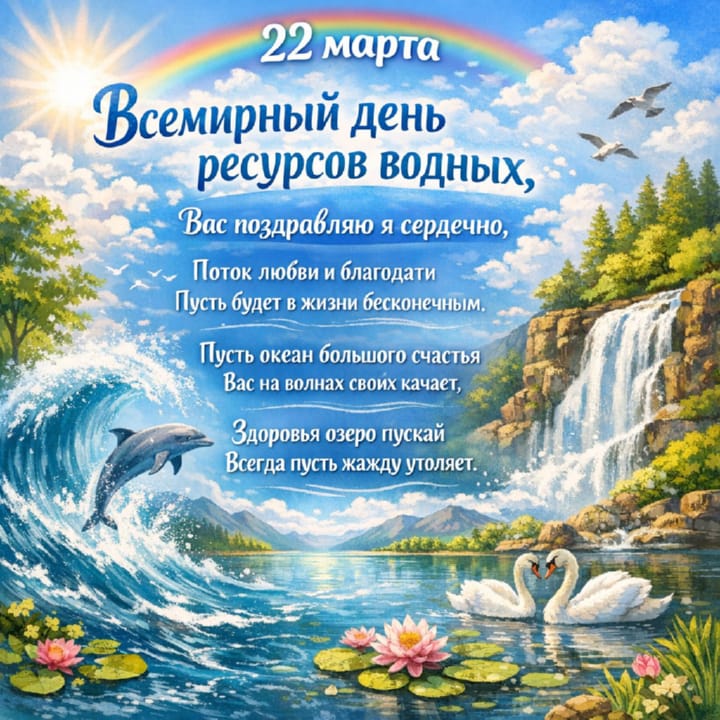всемирный день воды, открытка №2