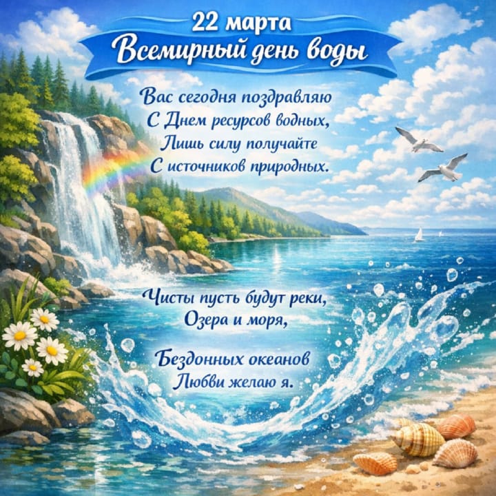 всемирный день воды, открытка №7